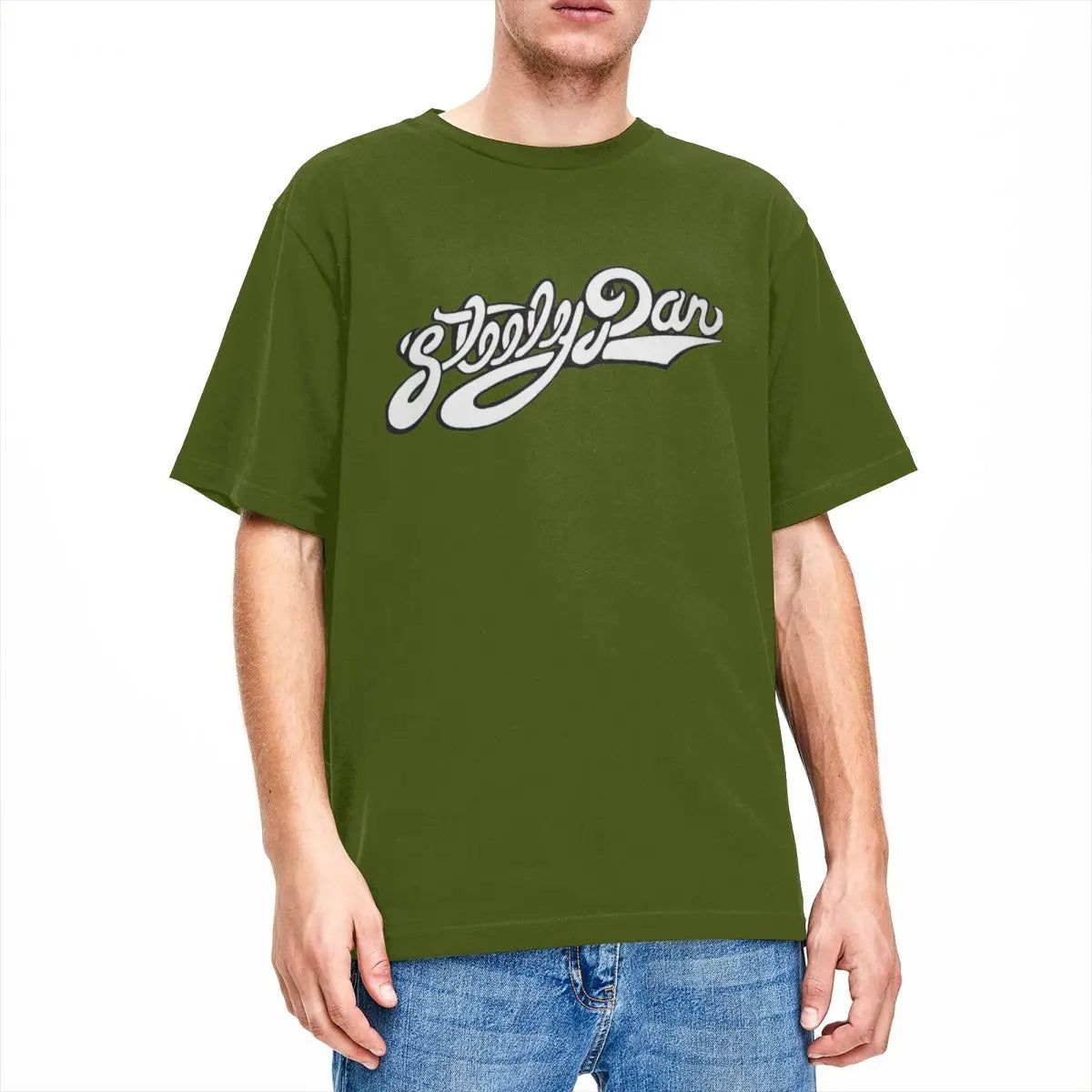 Steely Dan T-Shirt Men Vintage 100% Cotton TShirts Summer O-Neck Hip Hop Tee Shirt Oversized Clothes - Premium T-shirt from Lizard Vigilante - Just $20.99! Shop now at Lizard Vigilante