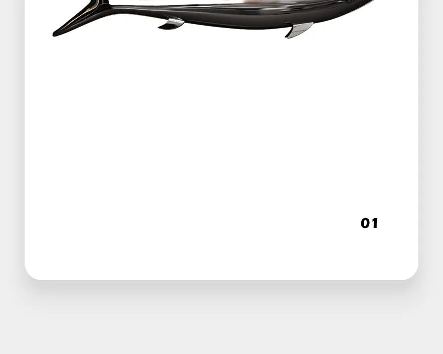 Stainless steel fish sculpture, outdoor lawn, pool, landscape decoration, mirror, crafts