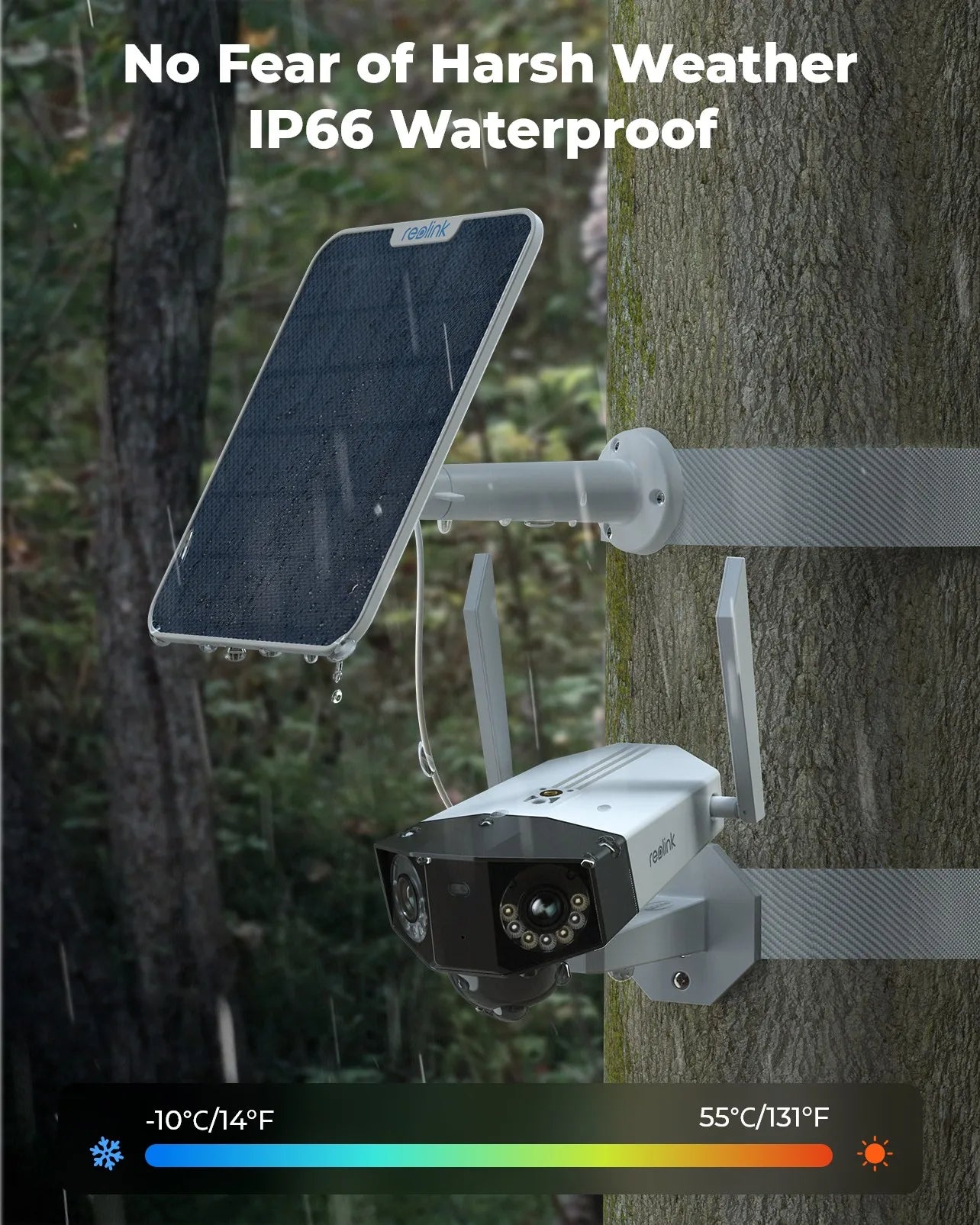 Reolink Duo 2 LTE - 4G Solar Powered 6MP Ultra HD 180° Panoramic Security Camera - Premium security camera from Lizard Vigilante - Just $310.99! Shop now at Lizard Vigilante