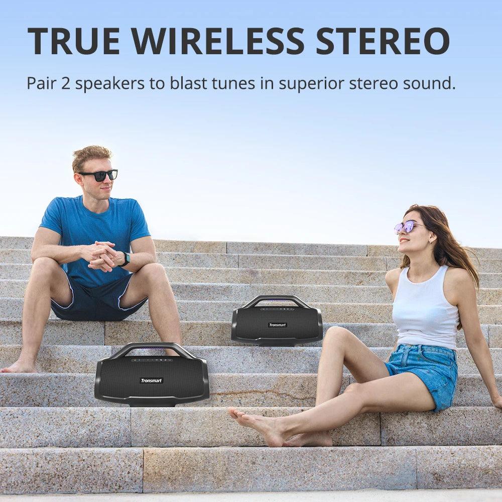 Tronsmart Bang Max Bluetooth Speaker 130W Speaker with 3 Way Sound System, Sync Up 100+ Speakers, APP Control, Guitar/Mic Input - Premium speakers from Lizard Vigilante - Just $279.99! Shop now at Lizard Vigilante