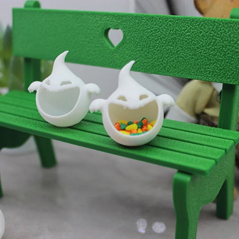 Halloween Miniature Scene Ornaments – Small Furniture Decor for Dollhouses