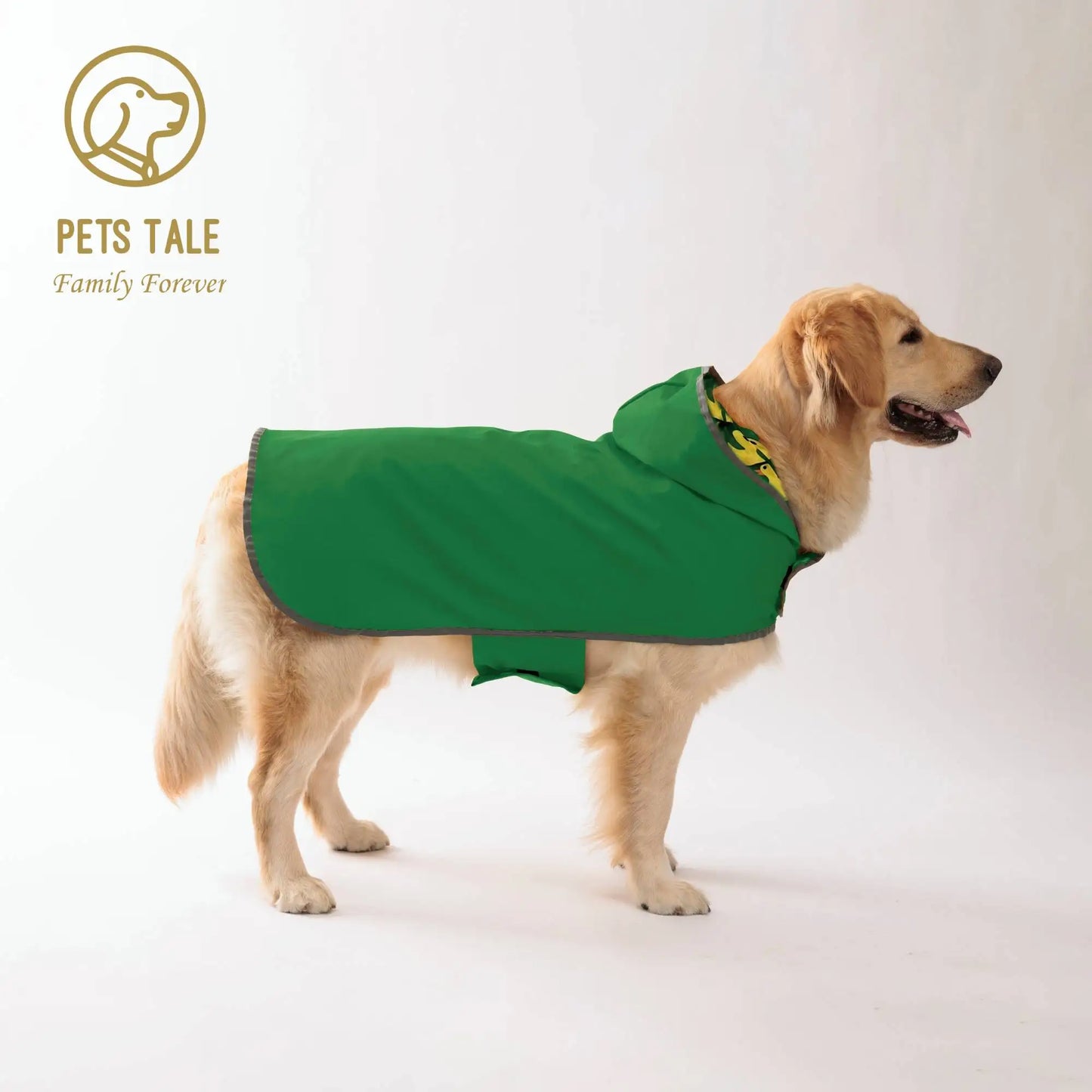 Double-Layer Yellow Raincoat With Two-Way Wear - Keep Your Pup Dry & Stylish! - Premium dog clothes from Lizard Vigilante - Just $17.99! Shop now at Lizard Vigilante