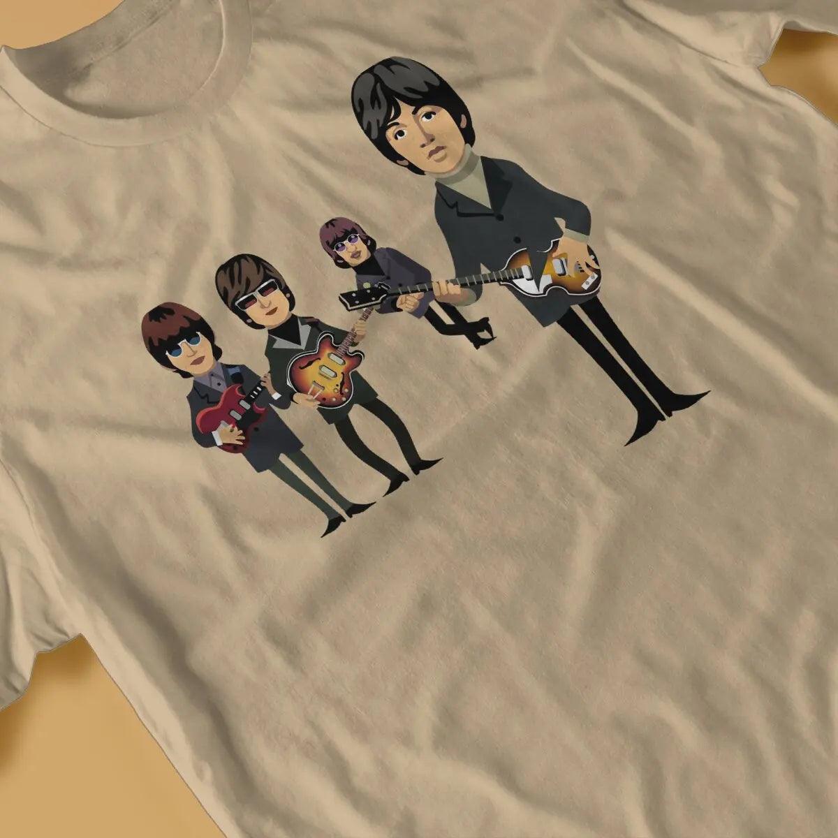 The Beatle Band Tshirt Top 100% Cotton Leisure Musical Ensemble Special Men's and Women's T-shirts - Premium T-shirt from DS - Just $23.99! Shop now at Lizard Vigilante