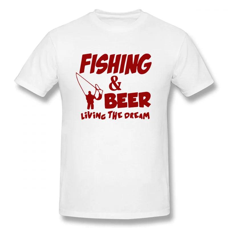 Funny Love Fishing T-shirt Men Just Fish It Funny Shirt Short Sleeve Hip Hop Loose Quick-Dry Men's Tee Shirt xxs-6XL Top - Lizard Vigilante