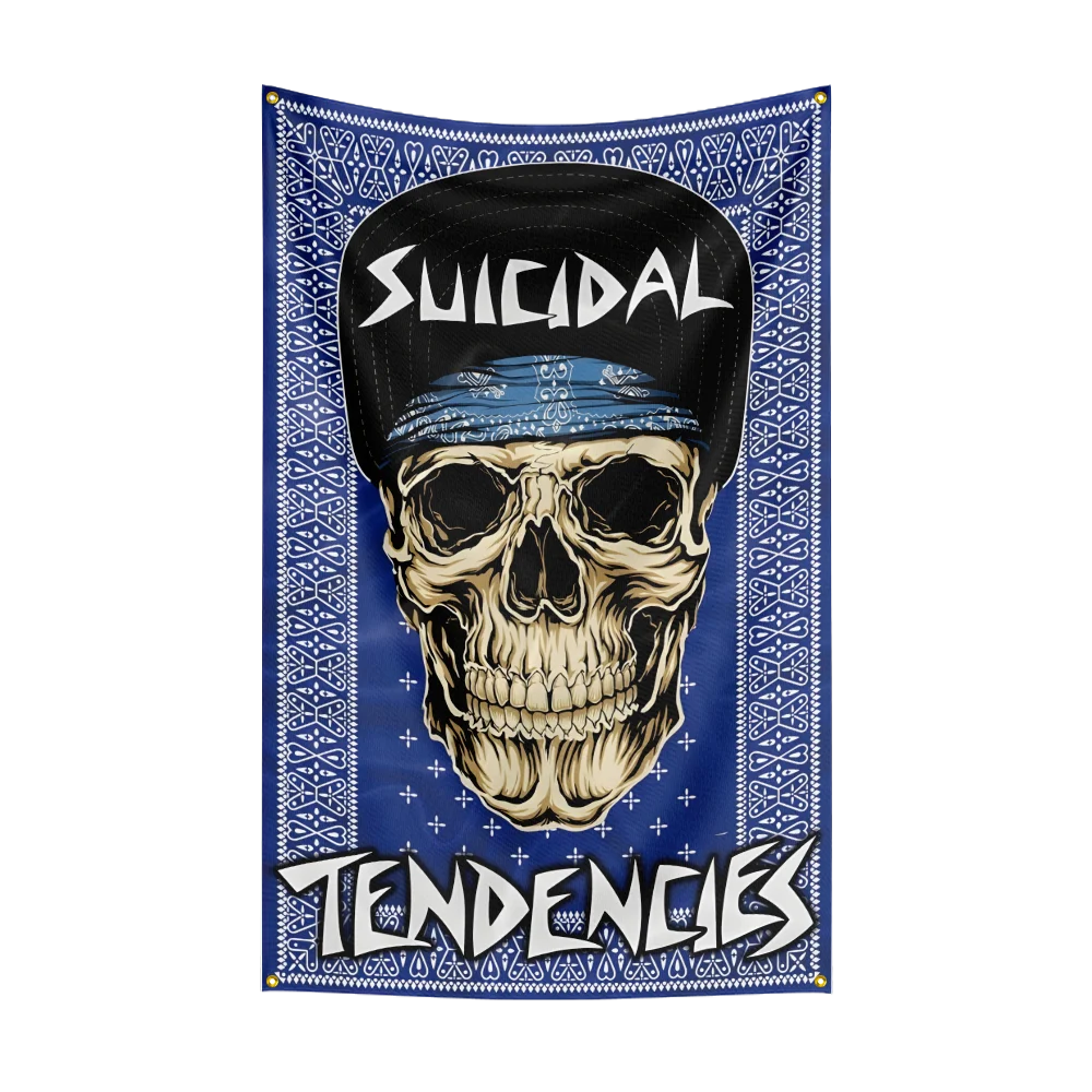 Suicidal Tendencies Thrash Metal Punk Rock Band Flag - 3x5FT Polyester Printed Banner for Bedroom & Outdoor Decoration - Premium banner from Lizard Vigilante - Just $17.99! Shop now at Lizard Vigilante