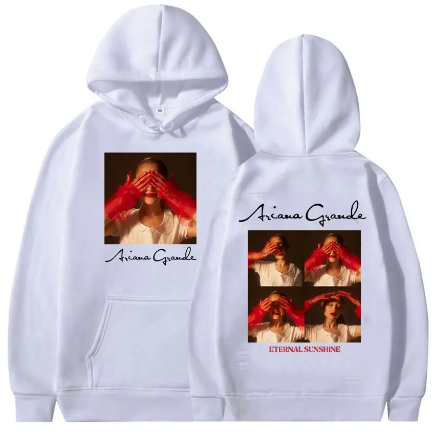 2024 Ariana Grande Eternal Sunshine Tour Oversized Hoodie – Vintage Aesthetic Unisex Hip Hop Sweatshirt - Premium Long-sleeve hoodie from Lizard Vigilante - Just $48.88! Shop now at Lizard Vigilante