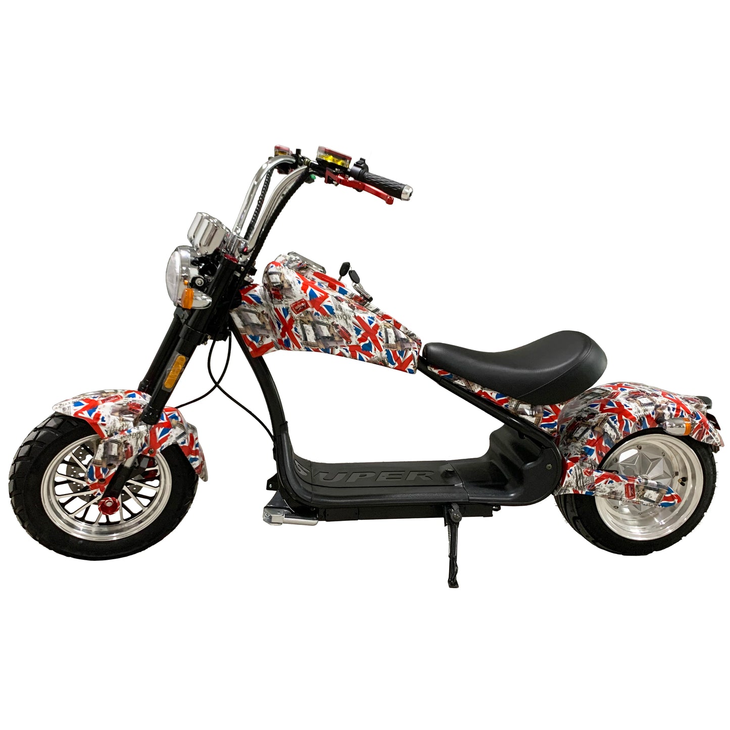 2000W Brushless Motor Harleye Citycoco Electric Scooter – 60V 30Ah Lithium Battery Chopper with Front/Rear Suspension - Premium  from Lizard Vigilante - Just $2360.99! Shop now at Lizard Vigilante