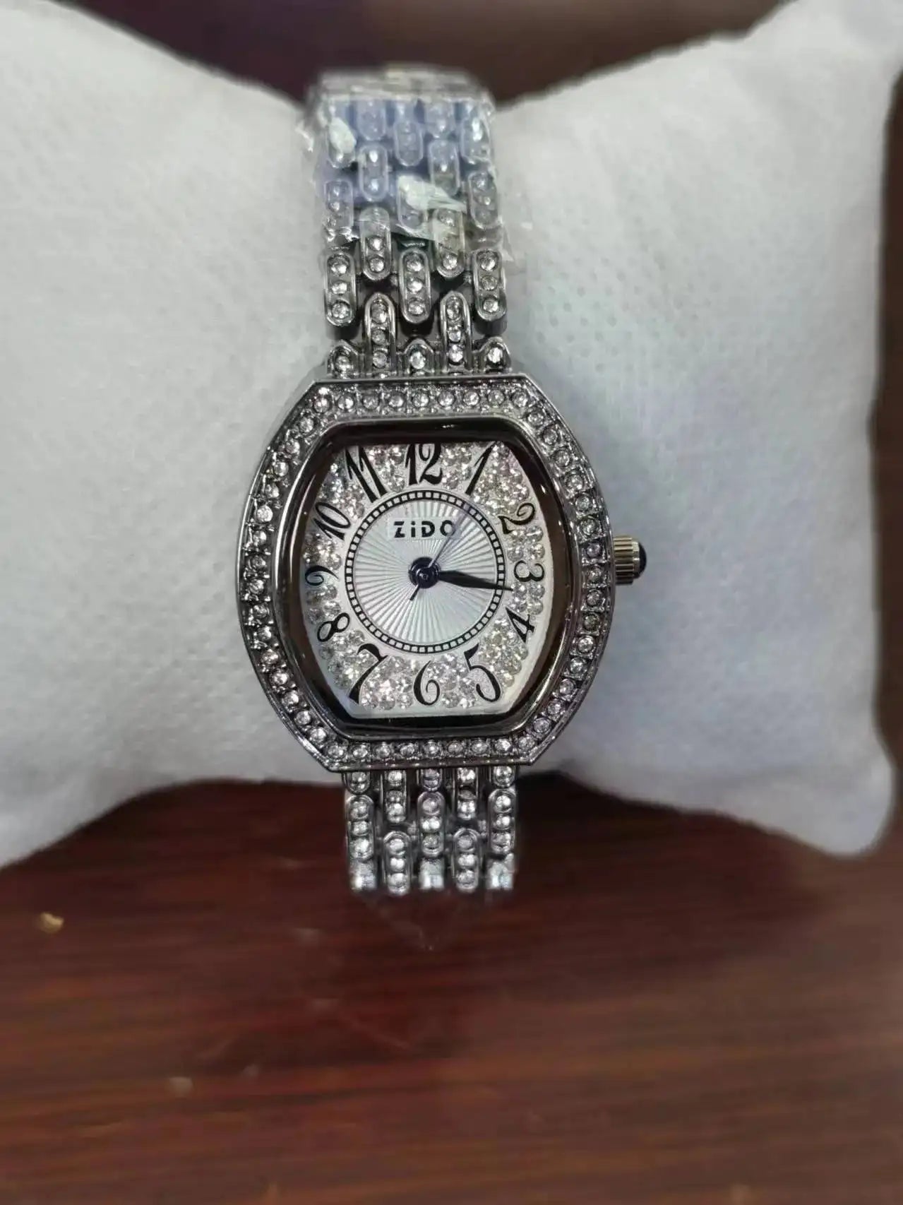 UTHAI L95 Women's Watch Light luxury Retro Barrel Shaped Digital Diamond inlaid Waterproof Ladies Fashion Quartz Clock Watches