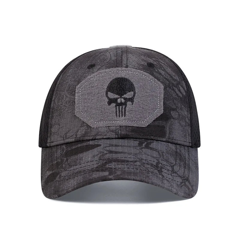 Unisex Skull Embroidered Baseball Cap - Adjustable Casual Sunscreen Hat - Premium Hat from Lizard Vigilante - Just $18.99! Shop now at Lizard Vigilante