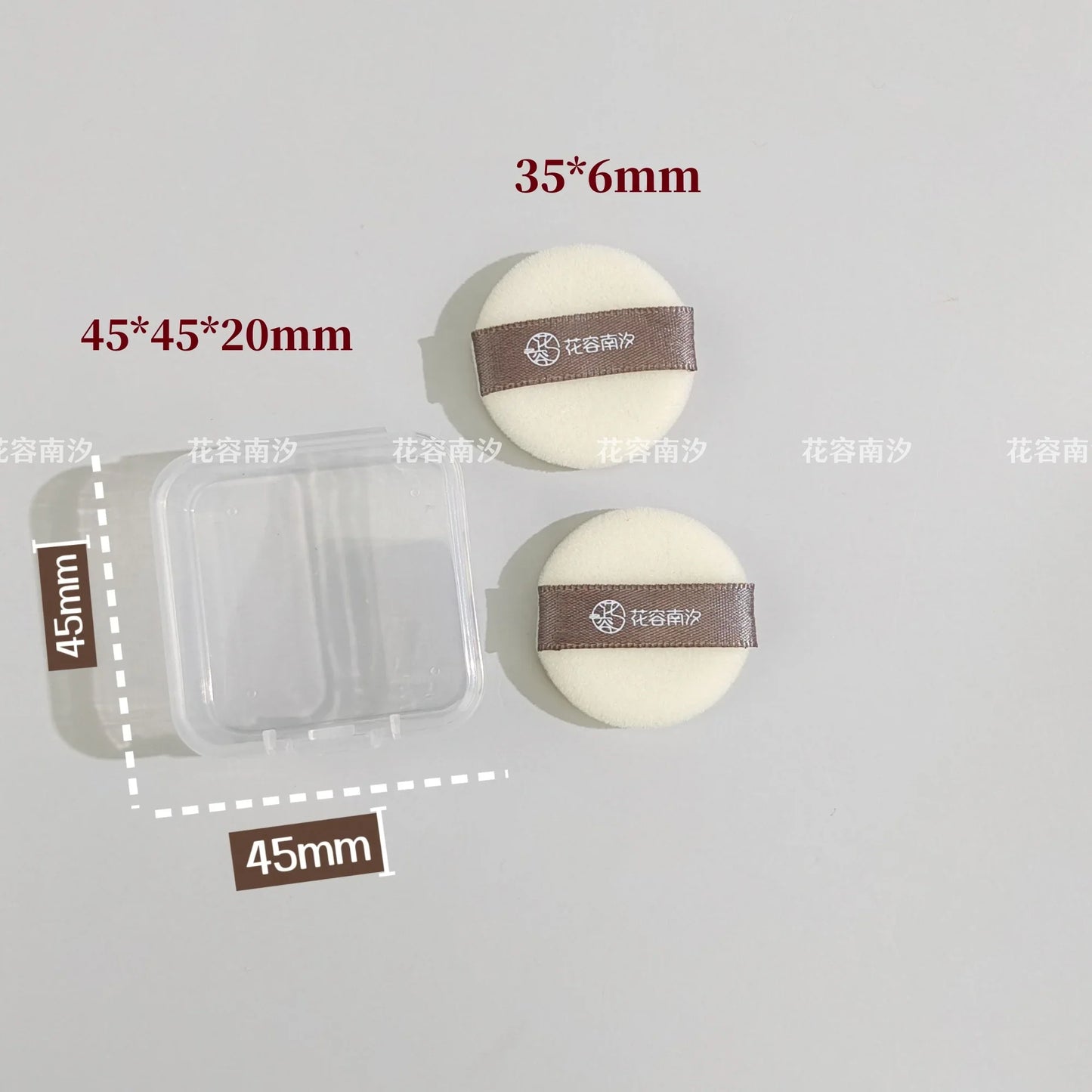 Small Flocking Mini Replacement Puff Loose Powder Foundation Puff