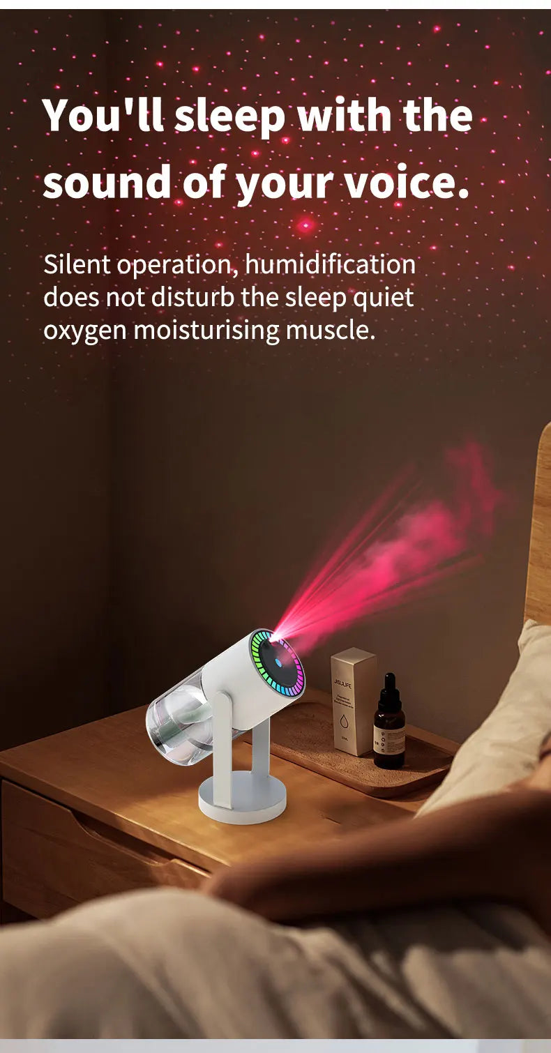 “Night Raider” Starry Sky Portable Humidifier – Ultimate USB Fog & Aromatherapy Projector for Rebels and Rockstars - Premium Humidifier from dsers - Just $34.77! Shop now at Lizard Vigilante