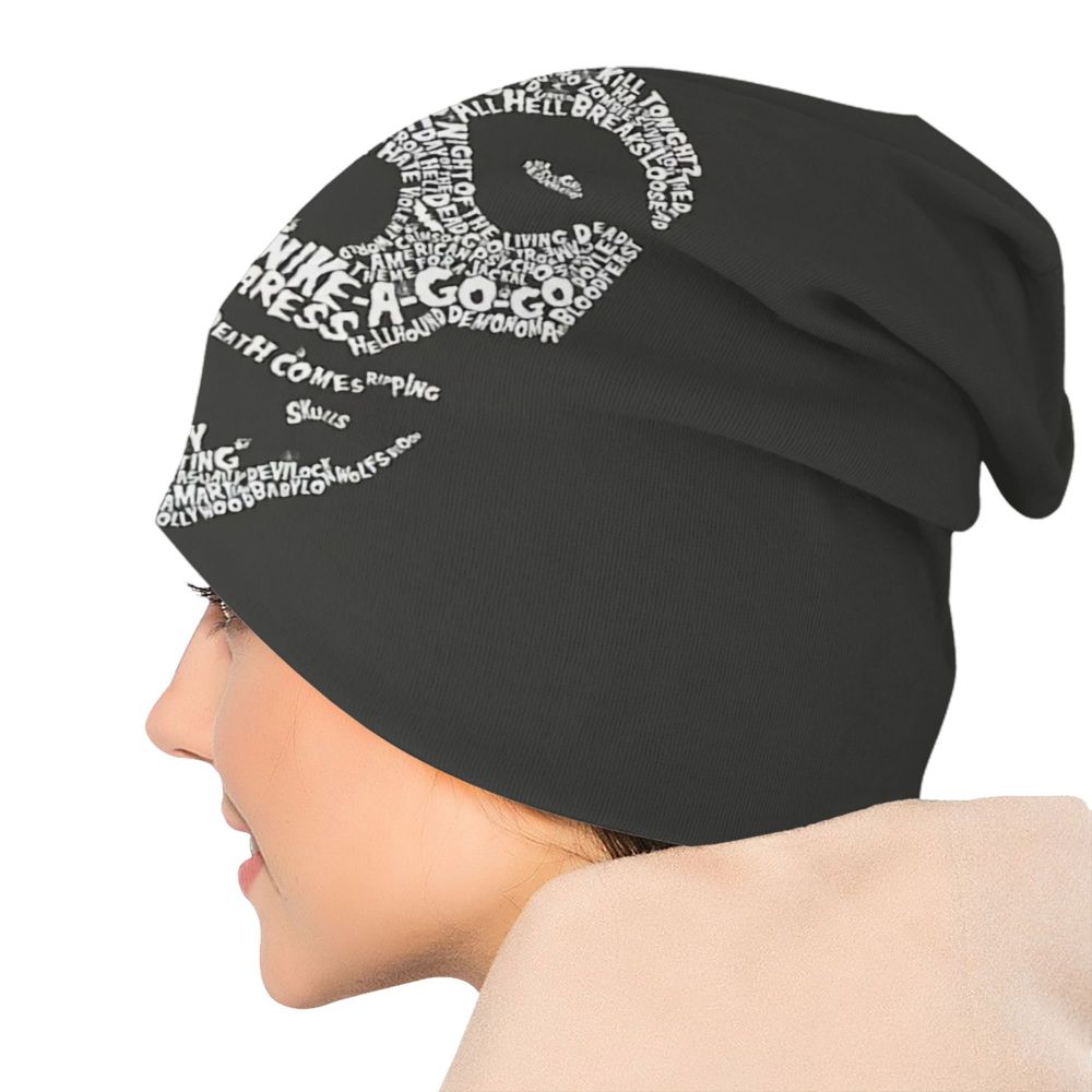 Misfits Horror Punk Rock Knit Beanie – Unisex Winter Skull Cap for Men & Women - Premium beanie from dsers - Just $19.99! Shop now at Lizard Vigilante