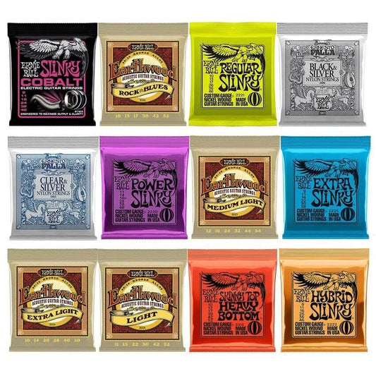 Regular Cobalt Ernie Ball Electric/Acoustic/Classical Nylon Guitar Strings Play Real Heavy Rock Nickel Rope For Accessories - Lizard Vigilante