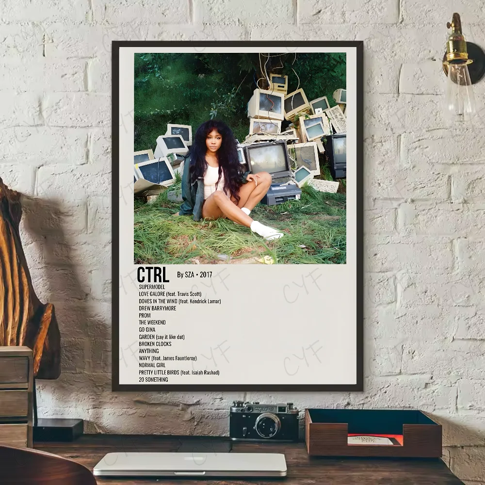 SZA "SOS WAVES" Waterproof HD Album Poster – Sticky Aesthetic Wall Art for Bedroom, Bar, Studio, or Mood-Set Living Spaces - Premium poster from dsers - Just $8.99! Shop now at Lizard Vigilante