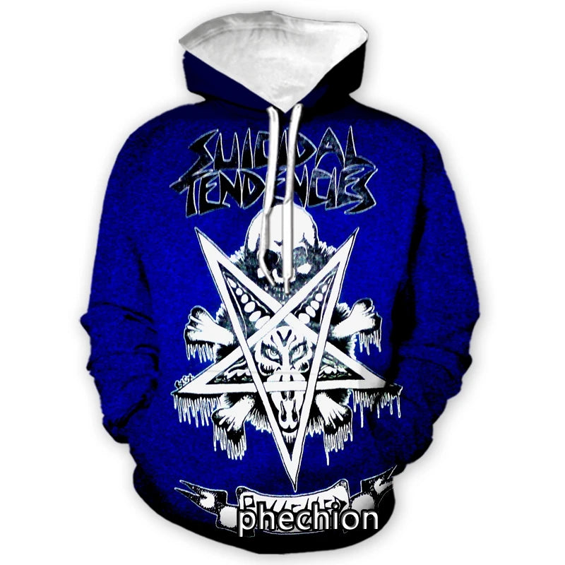 Suicidal Tendencies 3D Print Hoodie – Iconic Streetwear for Men & Women | Loose-Fit, Casual Comfort, All-Season Edge - Premium hoodie from Lizard Vigilante - Just $48.88! Shop now at Lizard Vigilante