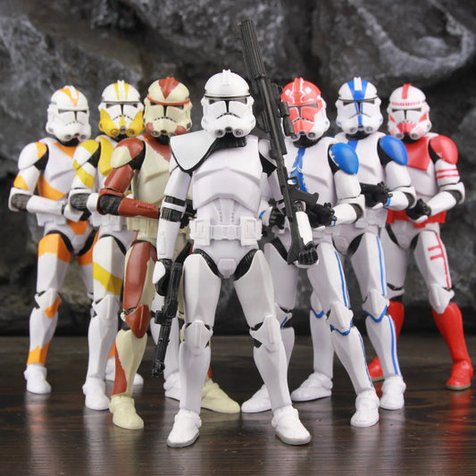 6" Action Figure Star Wars 104th 212th 442nd 332nd 501st ARC ARF Trooper Shock Asohka Commander Phase 2 Episode II Clone Toys - Premium action figures from Lizard Vigilante - Just $23.99! Shop now at Lizard Vigilante