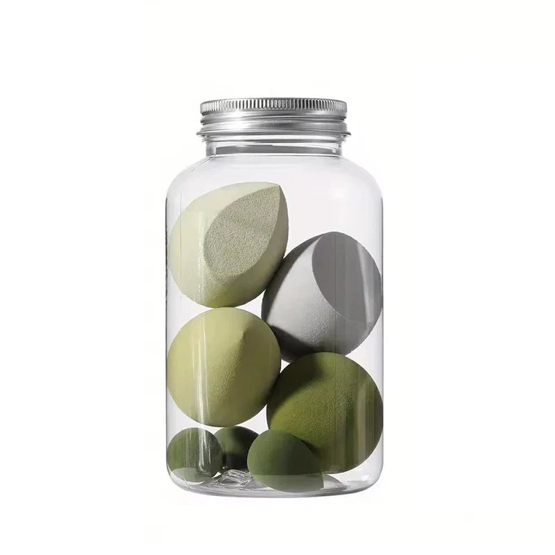 7Pcs Makeup Sponge Cosmetic Puff Foundation Sponges Blender Beauty Egg Powder Puffs Make Up Accessories Women Makeup Tools