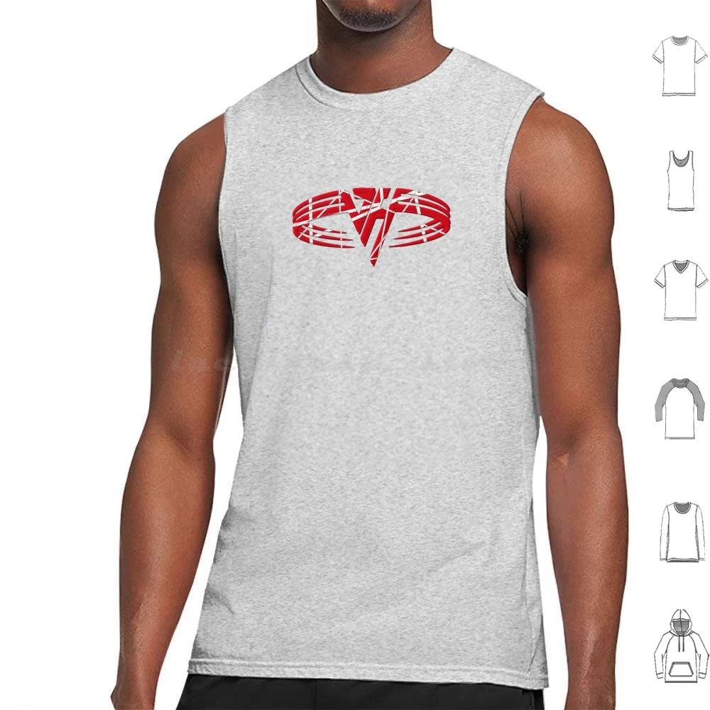 Van Halen Tank Top – Eddie Inspired Sleeveless T-Shirt for Men - Premium tank top from Lizard Vigilante - Just $36.88! Shop now at Lizard Vigilante