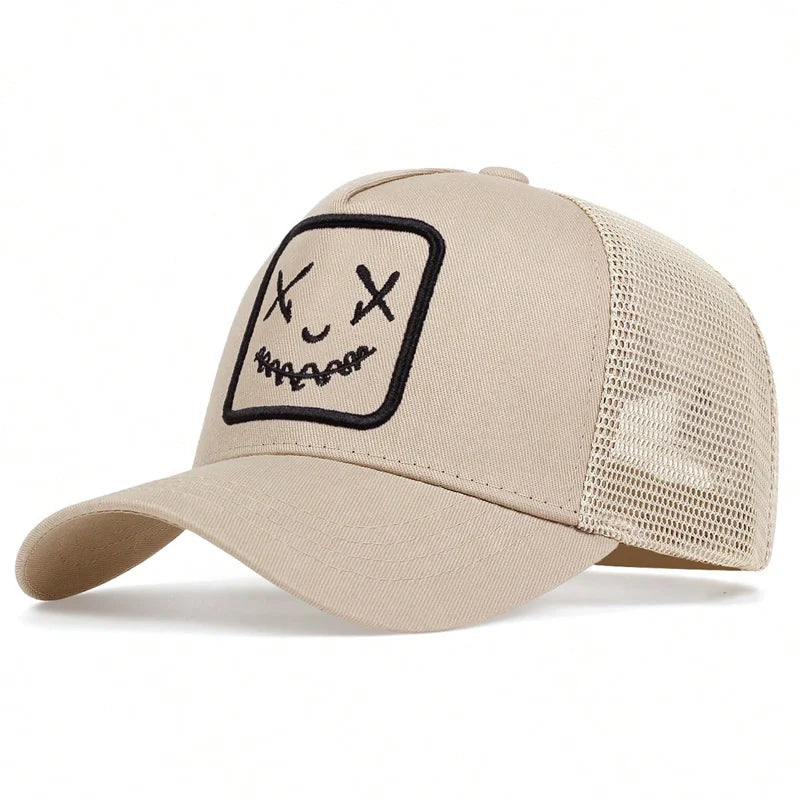 Unisex XX Embroidery Mesh Baseball Cap – Adjustable Sunscreen Hat for Casual Outdoor Travel - Premium hat from Lizard Vigilante - Just $25.99! Shop now at Lizard Vigilante