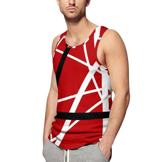 Van Halen Tank Top Frankenstein Art Pop Tops Sportswear Sleeveless Vests Plus Size 4XL 5XL - Premium tank top from Lizard Vigilante - Just $28.88! Shop now at Lizard Vigilante