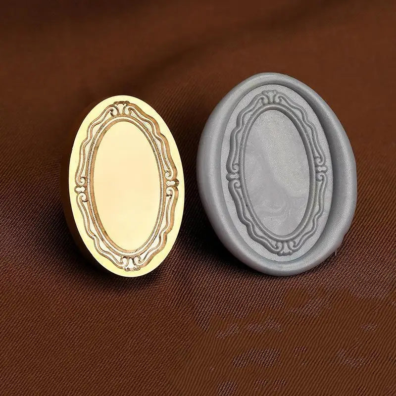 Photo Frame Series Sealing Wax Stamp Head Fire Paint Seal Wax Stamp Heads For DIY Scrapbooking Envelope Wedding Party Invitation