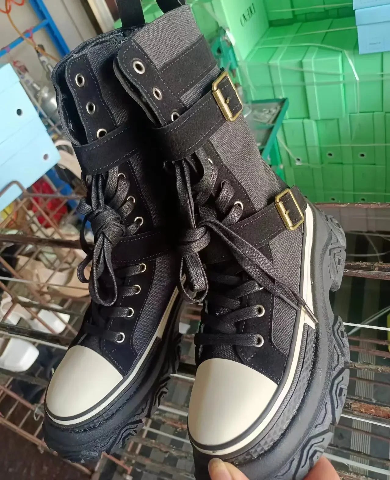 Rogue Halo Roman Hybrid Boots 2025 Punk Couture Street Edition