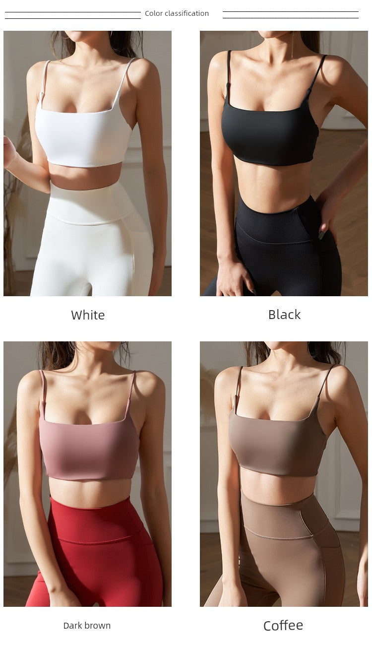 Yoga Grapefruit Meat Backless Bra Sports Intimates - Premium  from Lizard Vigilante - Just $27.99! Shop now at Lizard Vigilante