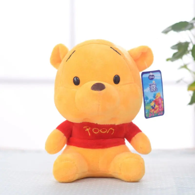 Cartoon Plush Pin Doll | Winnie the Pooh, Mickey, Minnie, Tigger & Piglet | Short Stuffed Animal Toy (20cm) - Premium doll from Lizard Vigilante - Just $15.99! Shop now at Lizard Vigilante