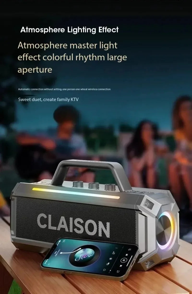 300W High-power Outdoor Wireless Bluetooth Speaker with Speaker Portable Ipx6 Waterproof Outdoors Loudspeaker for Party Outdoors