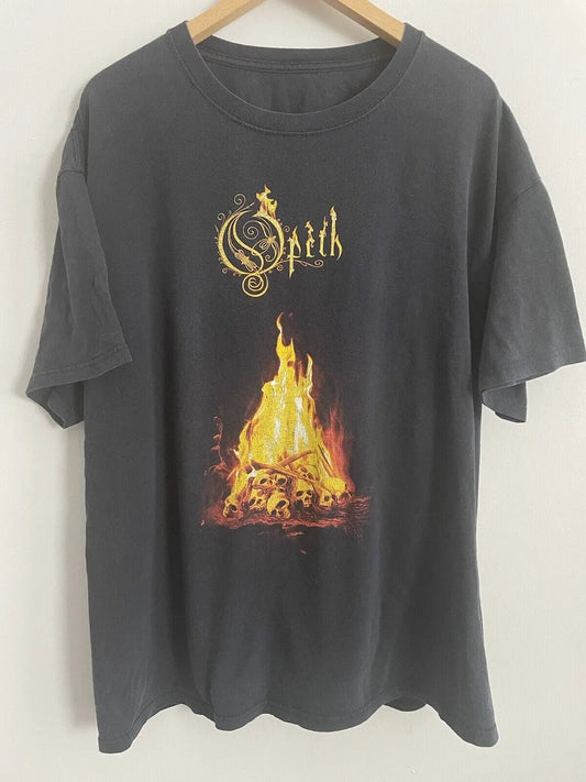 Opeth Band Shirt Black Heavy Metal Rock Music Size Xl Xxl - Premium t-shirt from Lizard Vigilante - Just $23.88! Shop now at Lizard Vigilante