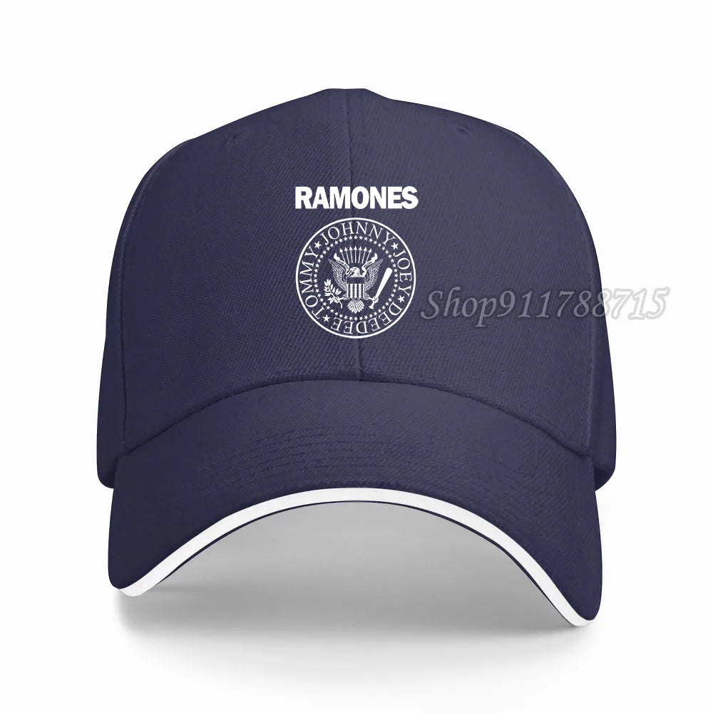 Ramone Seal Graphic Baseball Cap – Punk Rock Forest Hills Album Hat for Men and Women