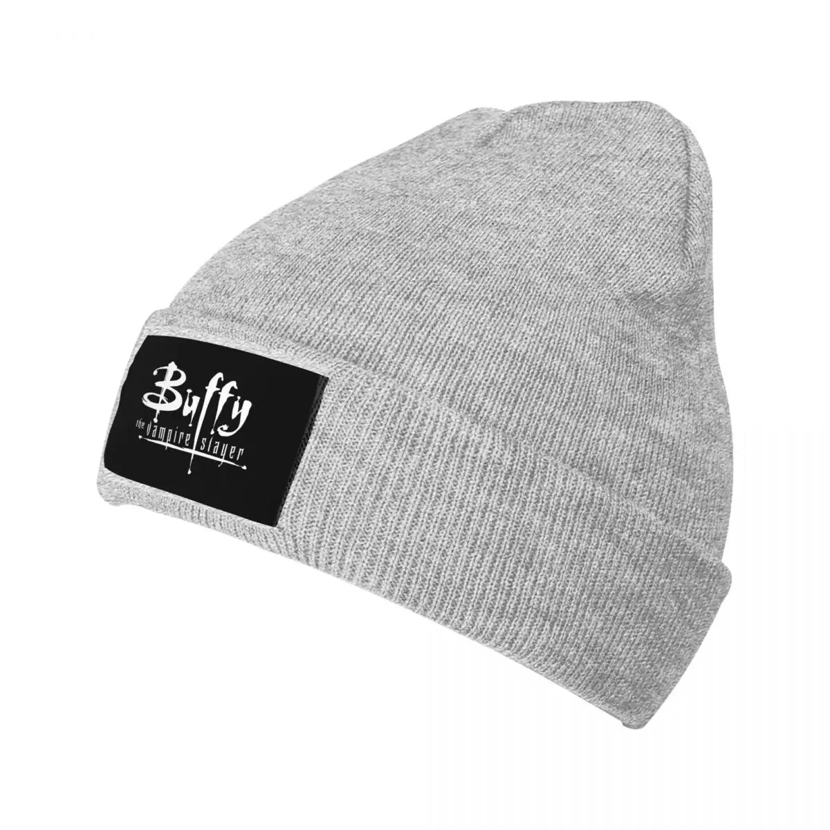 Buffy The Vampire Slayer Logo Knitted Caps for Women Men Beanie Winter Hats Horror Hip Hop Cap - Premium beanie from Lizard Vigilante - Just $21.08! Shop now at Lizard Vigilante