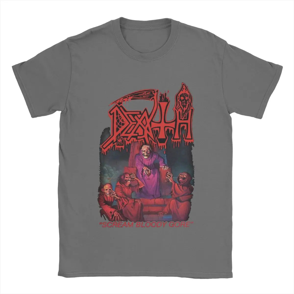 Death Rock Band "Scream Bloody Gore" T-Shirt – Men’s & Women’s 100% Cotton Funny Casual Tee - Premium T-Shirt from Lizard Vigilante - Just $23.88! Shop now at Lizard Vigilante