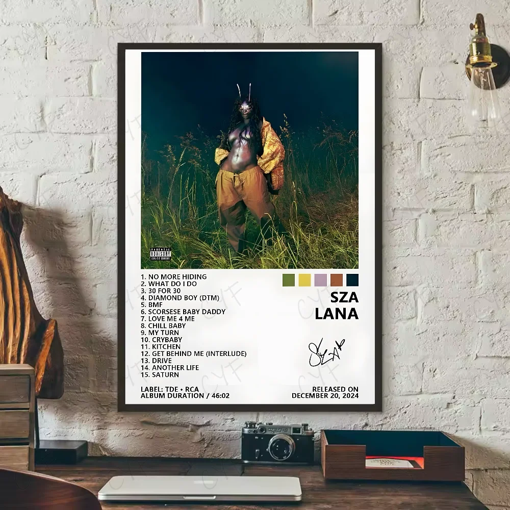 SZA "SOS WAVES" Waterproof HD Album Poster – Sticky Aesthetic Wall Art for Bedroom, Bar, Studio, or Mood-Set Living Spaces - Premium poster from dsers - Just $8.99! Shop now at Lizard Vigilante