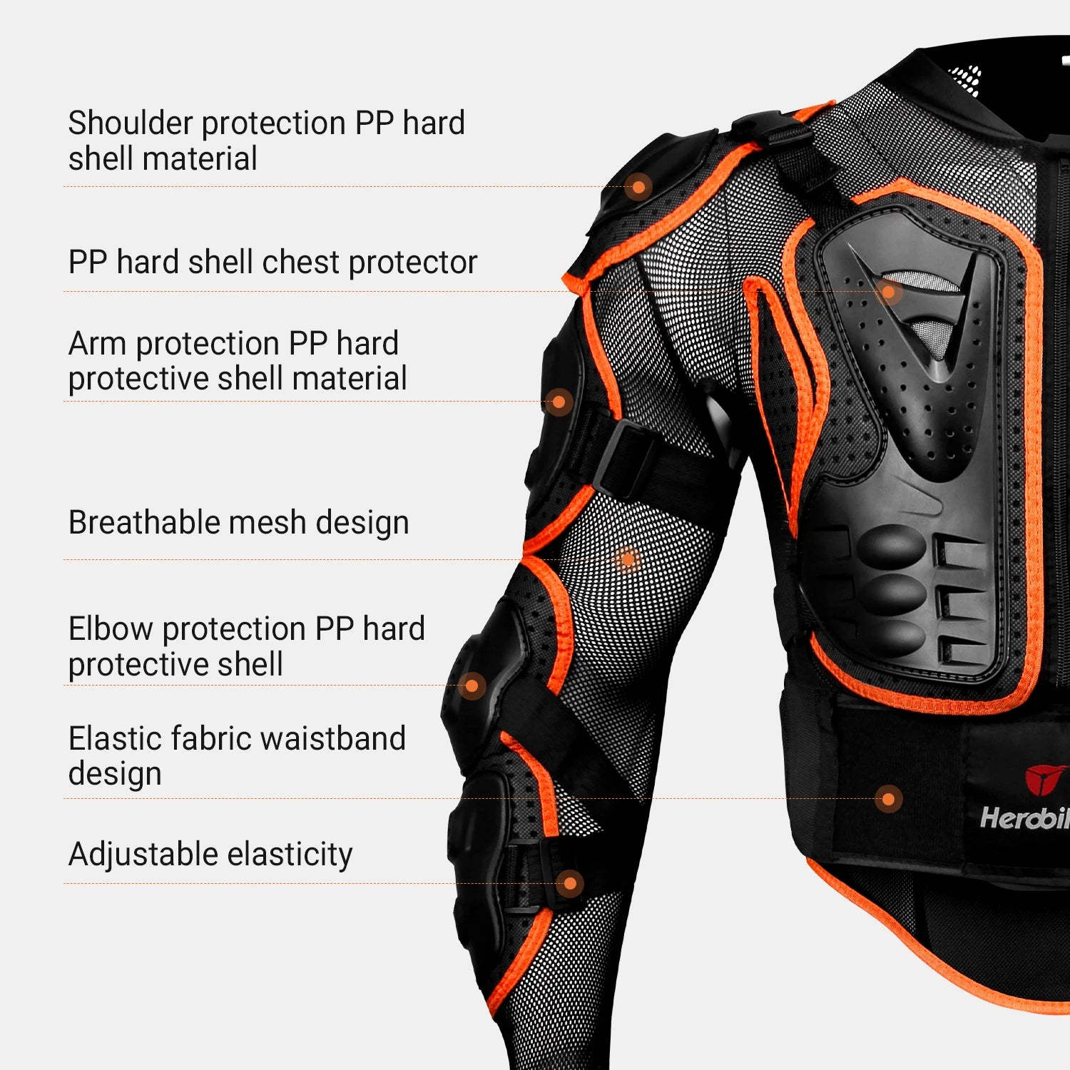 New Motorcycle Jackets Men's Full Body Armor Protection Jackets Motocross Enduro Racing Moto Protective Equipment Clothes S-4XL - Premium  from Lizard Vigilante - Just $72.99! Shop now at Lizard Vigilante
