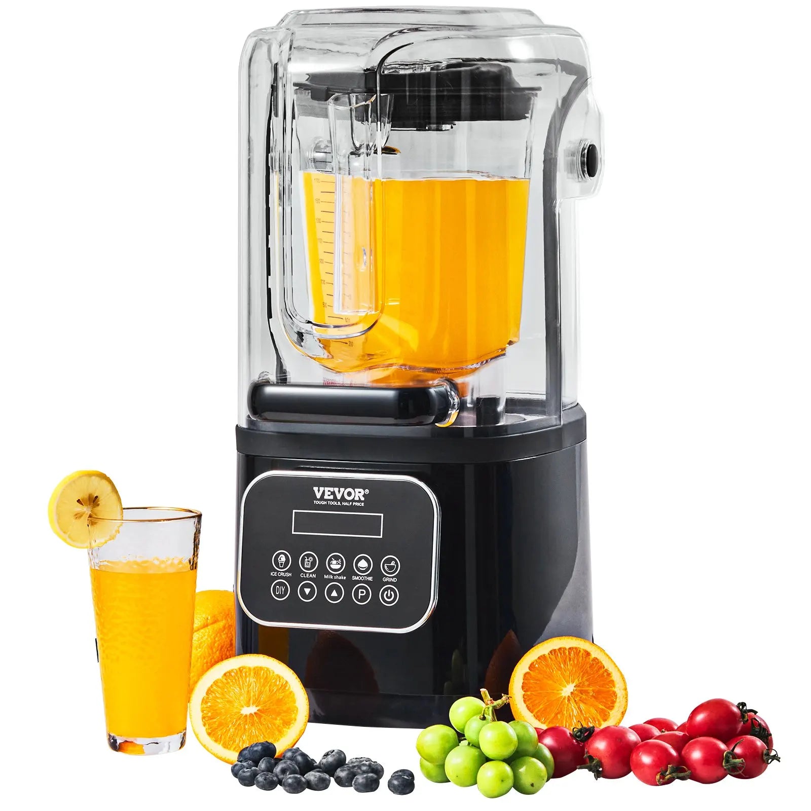 VEVOR Commercial-Grade 9-Speed Blender | Stainless Steel 2200W for Smoothies, Shakes, Purées & Ice Crushing - Premium blender from Lizard Vigilante - Just $199.88! Shop now at Lizard Vigilante