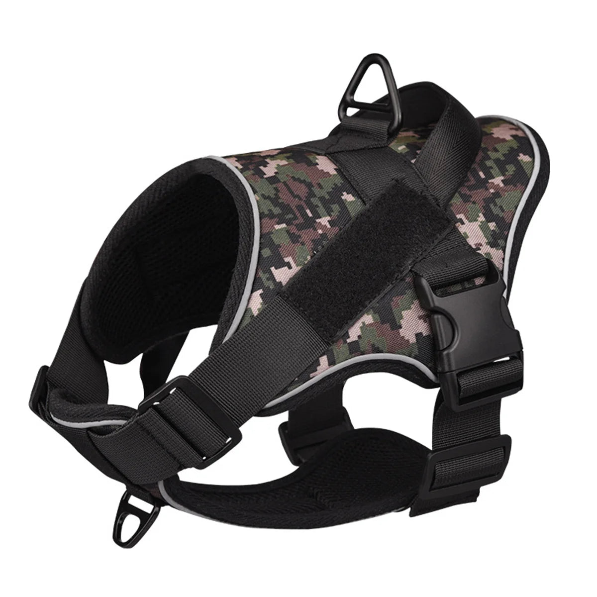 Reflective Chest Dog Harness for Dogs No Pull Dog Breathable Vest Adjustable Puppy Harness Pet Supplies - Premium dog harness from Lizard Vigilante - Just $22.99! Shop now at Lizard Vigilante