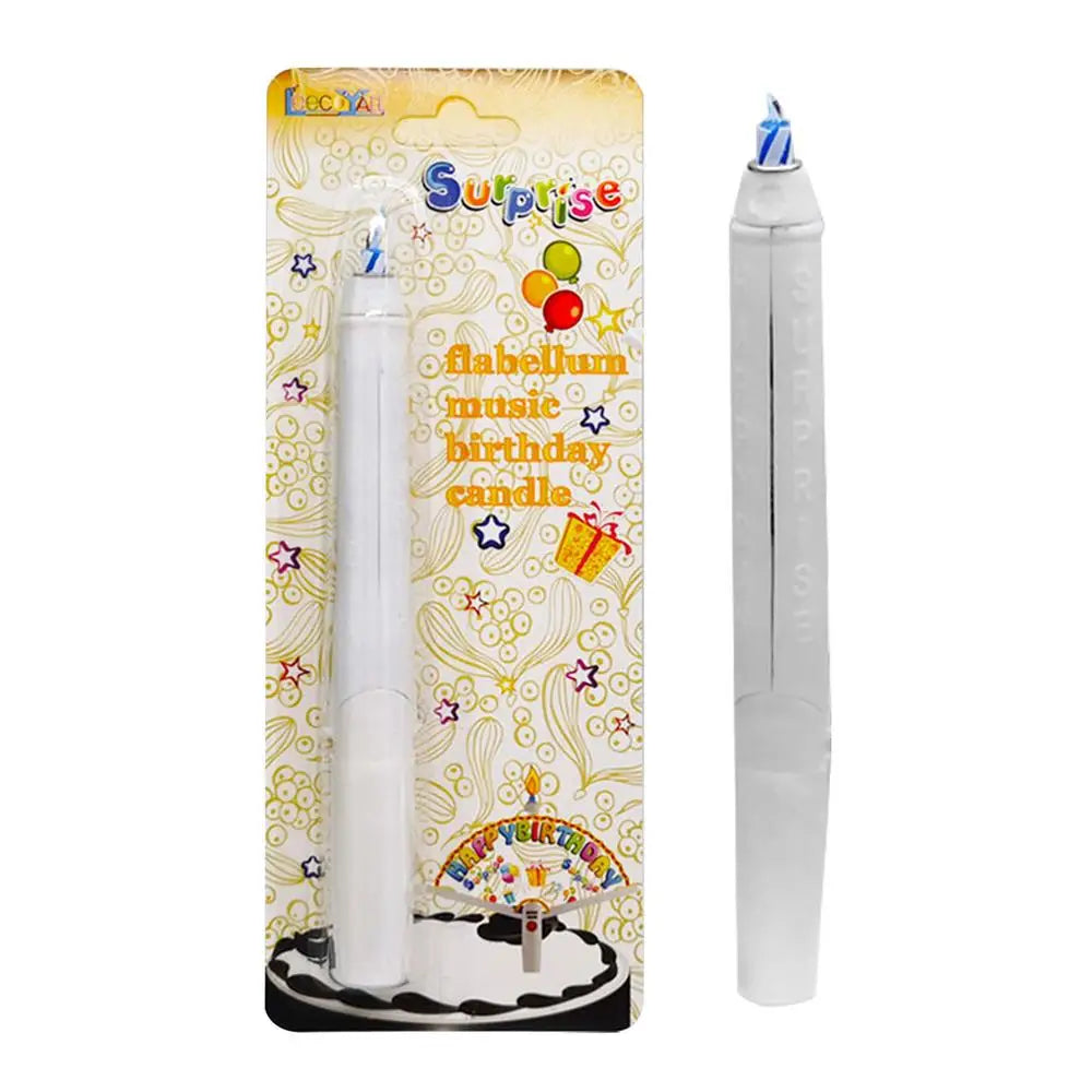 Happy Birthday Candle Fan-Shaped Birthday Candle Supplies Birthday Cake Candle Decor Funny Candles for Decorating Birthday Theme