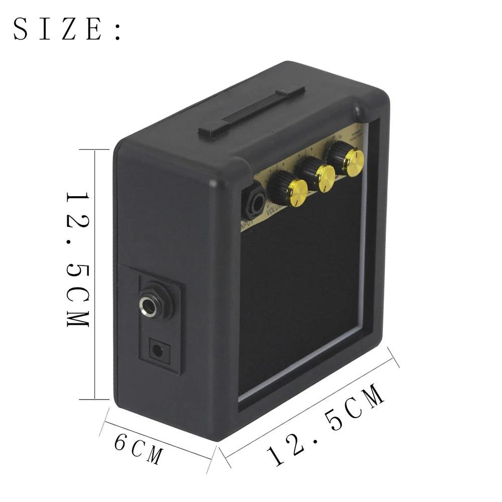 Easy To Use, Mini Guitar Amplifier Amp Speaker Portable Acoustic Electric Guitar Speaker Black Guitar Parts Musical Instrument Accessories - Premium guitar amp from Lizard Vigilante - Just $29.99! Shop now at Lizard Vigilante