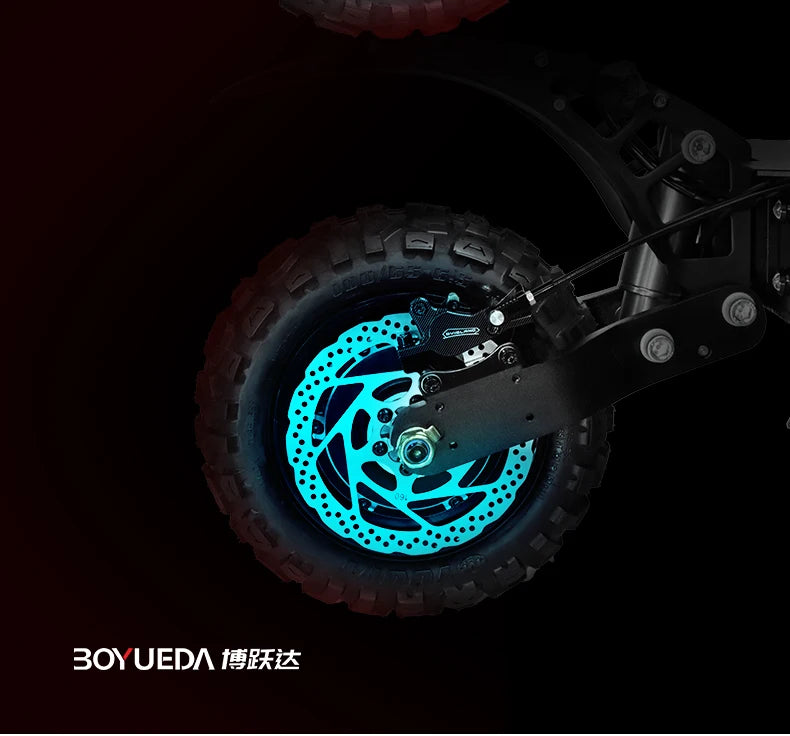 RoadFang S3-11 HydraBrake Street Predator | Twin-Engine 6000W Outlaw Scooter for Metal-Grade Speed & Night Raid Commutes