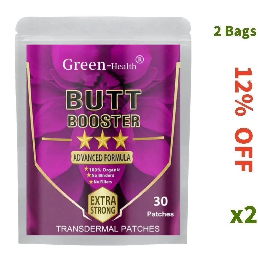 Butt Enhancement Transdermal Patches – Booty Enlargement Patches for Shape, Lift, and Firmness (30 Patches) - Premium transdermal patches from Lizard Vigilante - Just $12.99! Shop now at Lizard Vigilante