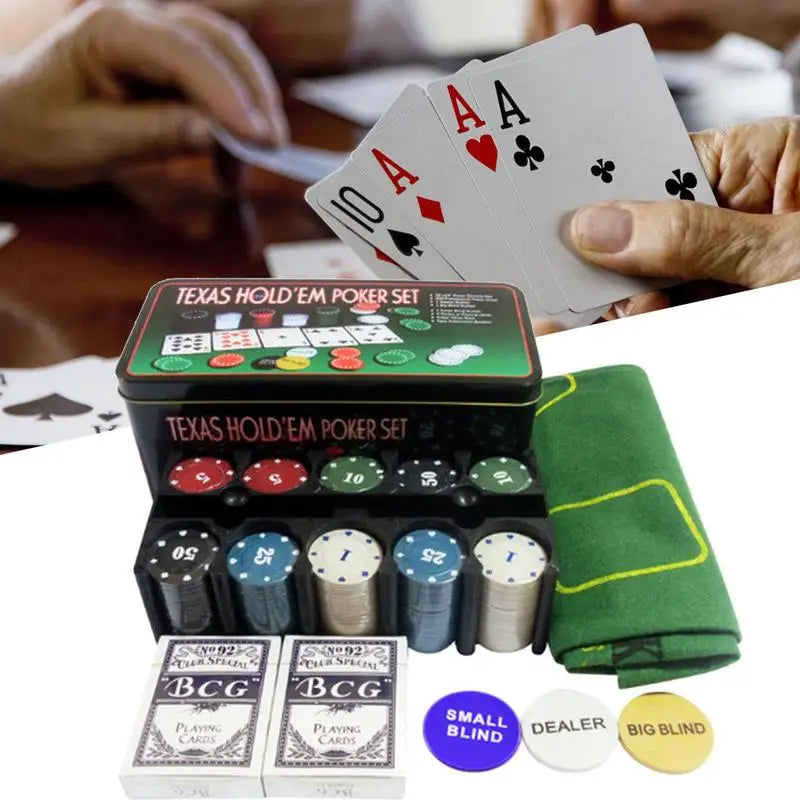 Ultimate Texas Hold’em Poker Set – 200 Premium Casino Chips, Iron Carrying Case, Full Blackjack & Poker Kit – Travel, Play, Dominate - Premium poker set from Lizard Vigilante - Just $67.99! Shop now at Lizard Vigilante