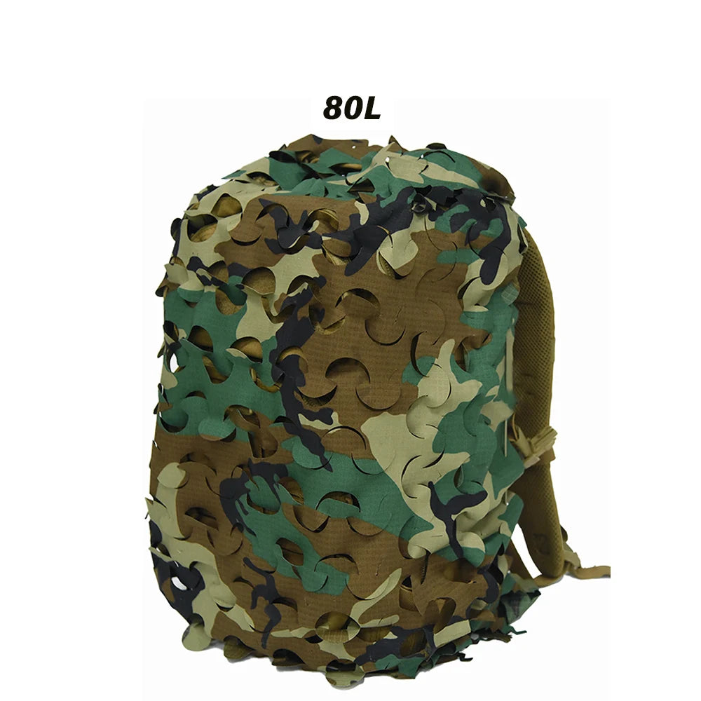 3D Camo Net Backpack Cover - Laser Cut Camouflage for 60L & 80L Packs - Premium backpack cover from Lizard Vigilante - Just $19.99! Shop now at Lizard Vigilante