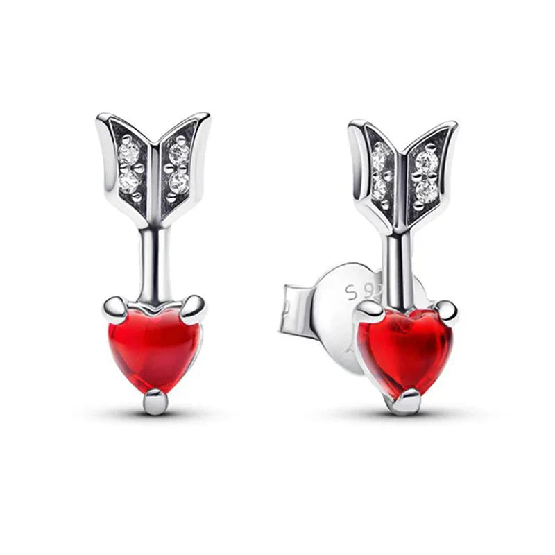 925 Silver Valentine's Day Snake Year Series Pendant Suitable for 925 Sterling Silver Original Women's Bracelet DIY Jewelry Gift