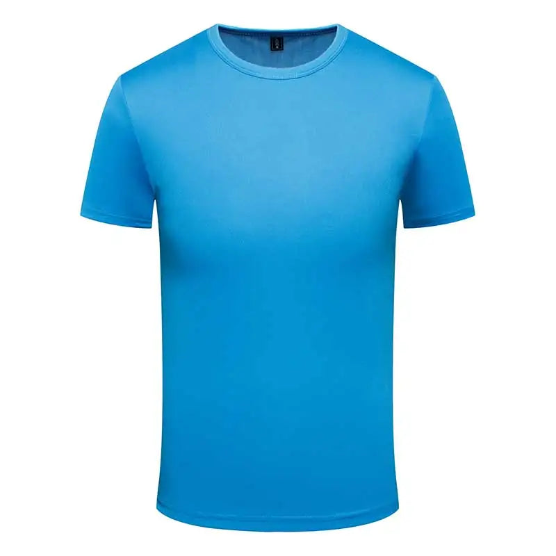 The Ultimate Quick-Dry Round Neck T-Shirt – Large Size Men's & Women's Breathable & Comfy Polyester Tee (Up to 4XL) for Casual Adventures - Premium t-shirt from Lizard Vigilante - Just $23.88! Shop now at Lizard Vigilante