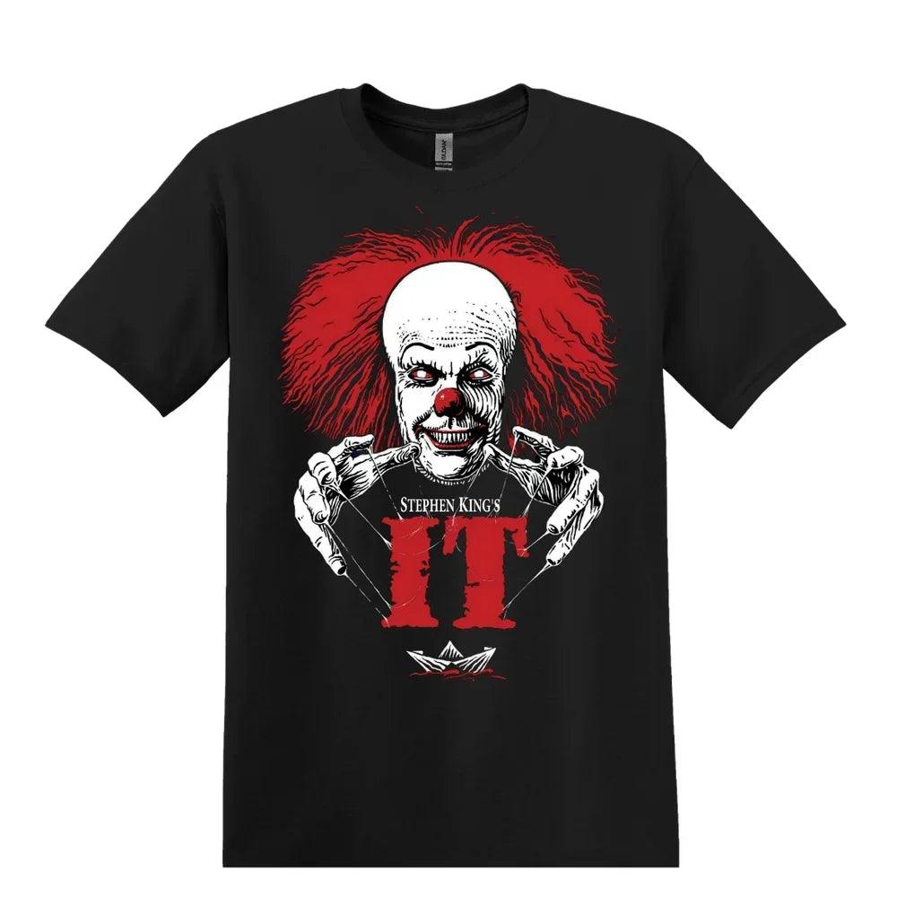 It Pennywise Stephen King Movie Horror Book Movie Film T-Shirt Black - Premium T-Shirt from Lizard Vigilante - Just $23.99! Shop now at Lizard Vigilante