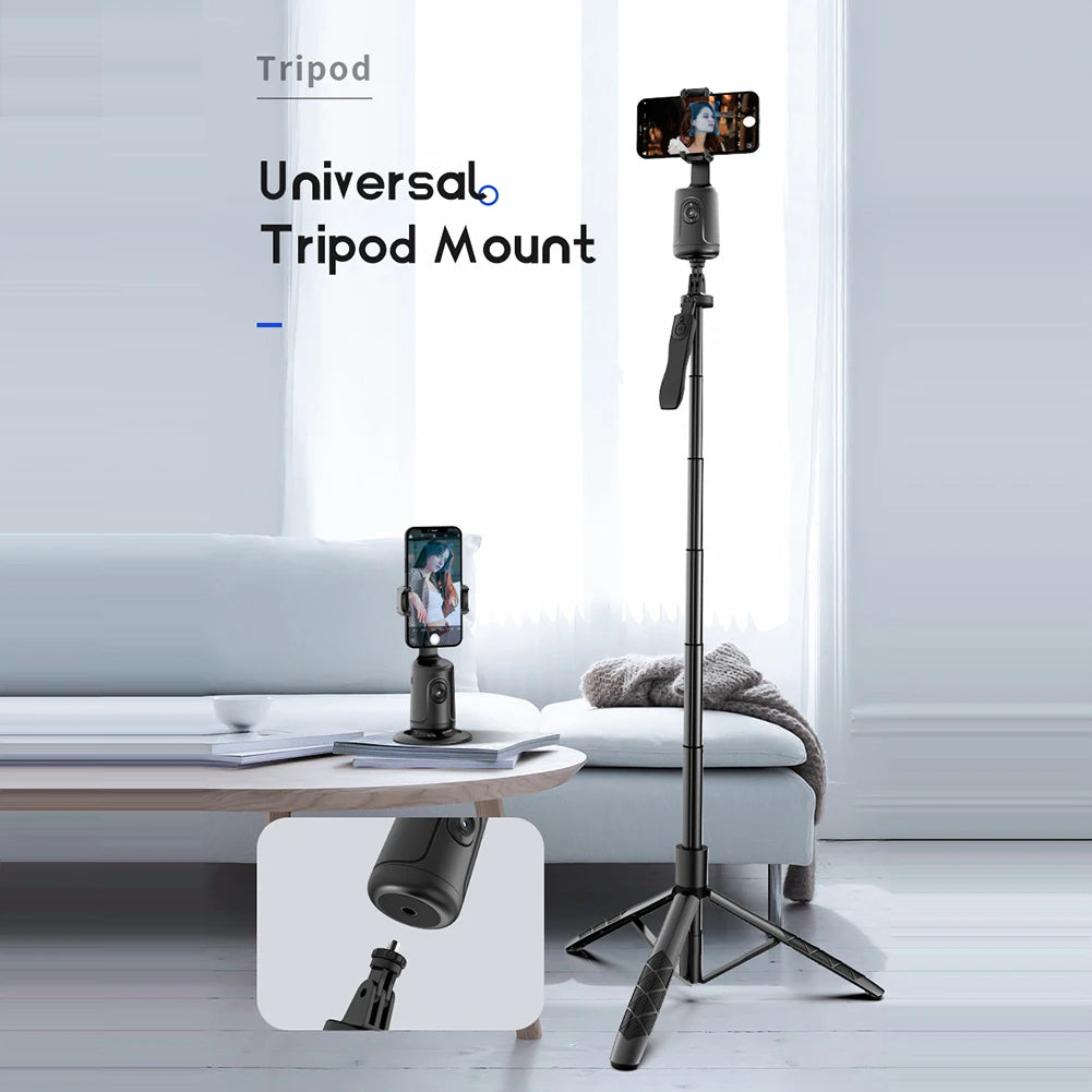 Intelligent Handheld Gimbal Follow-up 360 Rotation Handheld Stabilizer Selfie Stick Tripod for Tiktok Live Photography - Premium  from Lizard Vigilante - Just $38.99! Shop now at Lizard Vigilante