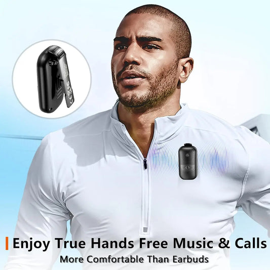 Portable Wearable Backpack Clip-on Bluetooth Wireless Speaker Built-in Microphone Free Music for Outdoors Sports Mini Speakers