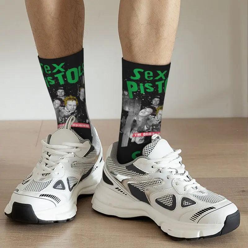 3D Pistols Punk Rock Socks for Head-to-Toe Rebellion - Premium socks from Lizard Vigilante - Just $17.99! Shop now at Lizard Vigilante