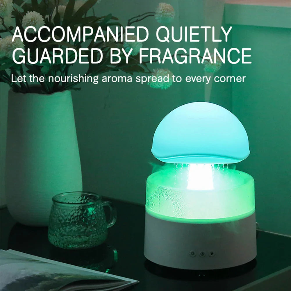 Mi Mushroom Air Humidifier Wireless Fragrance Diffuser Bedroom Essential Oils Diffuser Rain Cloud Night Light Home Appliance